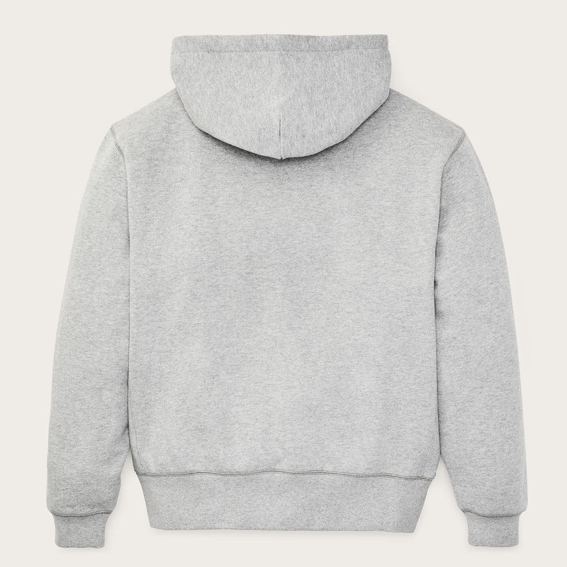 14-oz. heritage fleece hoodie by Filson | Gray heather (Gray)