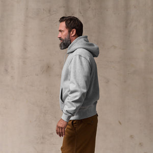 14-oz. heritage fleece hoodie by Filson | Gray heather (Gray)