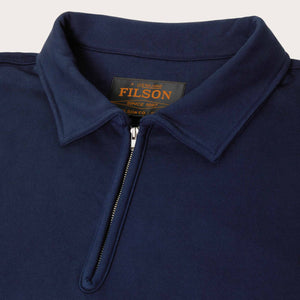 Outrider quarter zip fleece par Filson | Night sky (Blue)