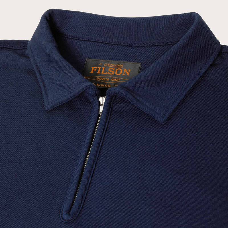Outrider quarter zip fleece par Filson | Night sky (Blue)