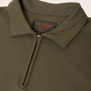 Outrider quarter zip fleece by Filson | Otter green (Green)