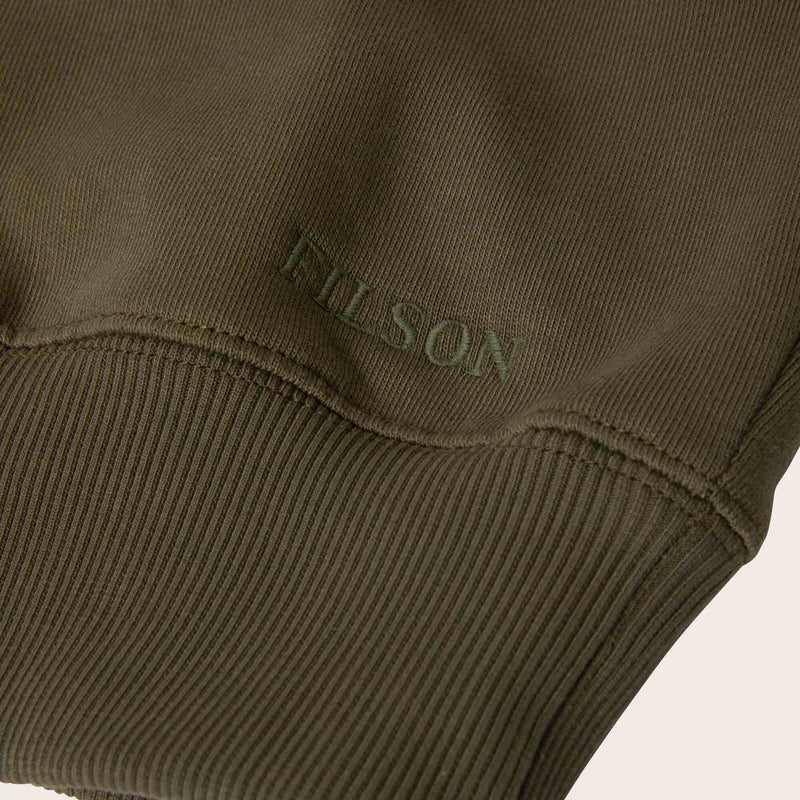 Outrider quarter zip fleece by Filson | Otter green (Green)