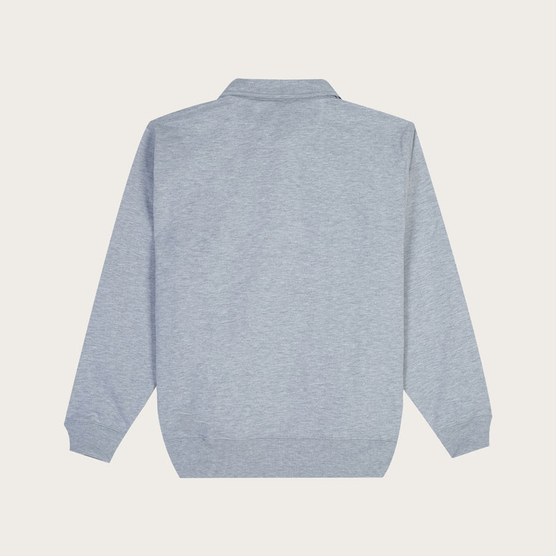 Outrider quarter zip fleece par Filson | Melange (Gray)