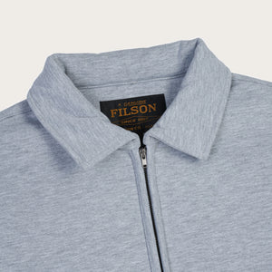 Outrider quarter zip fleece par Filson | Melange (Gray)