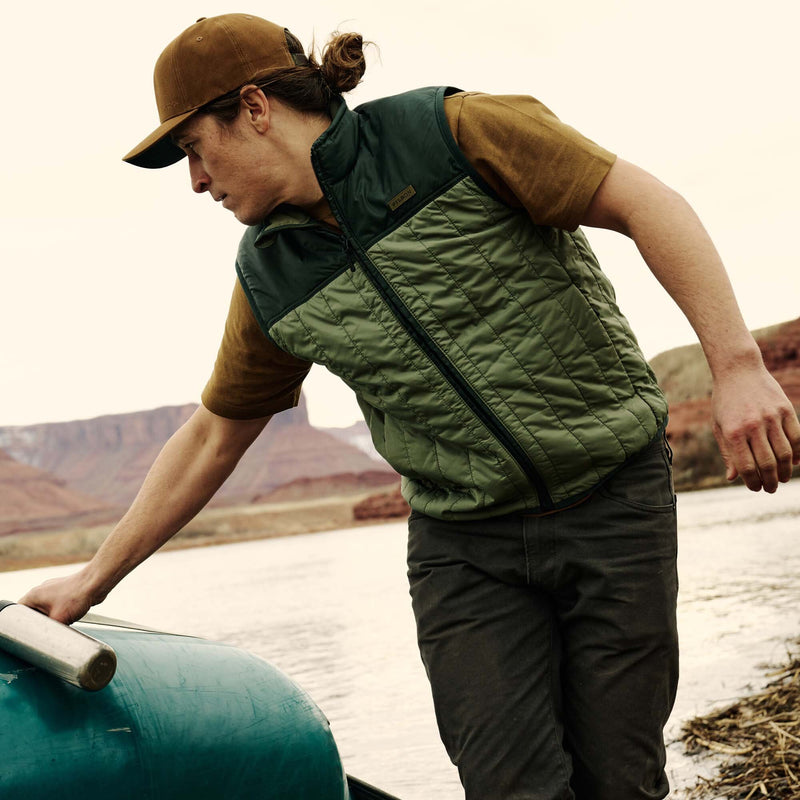 Ultralight vest by Filson | Sea spray (Green)