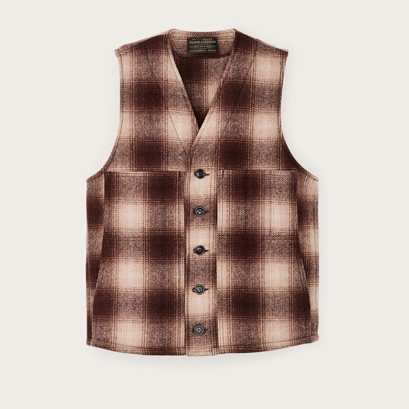 Mackinaw wool vest von Filson | Brown tan omb (Brown)