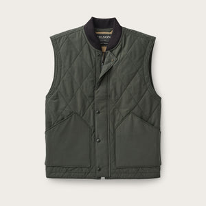 Quilted pack vest by Filson | Dark otter green (Green)