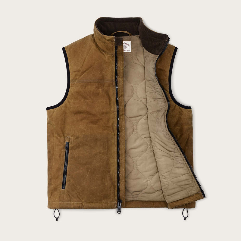 Tin cloth primaloft® vest by Filson | Dark tan 2 (Beige)