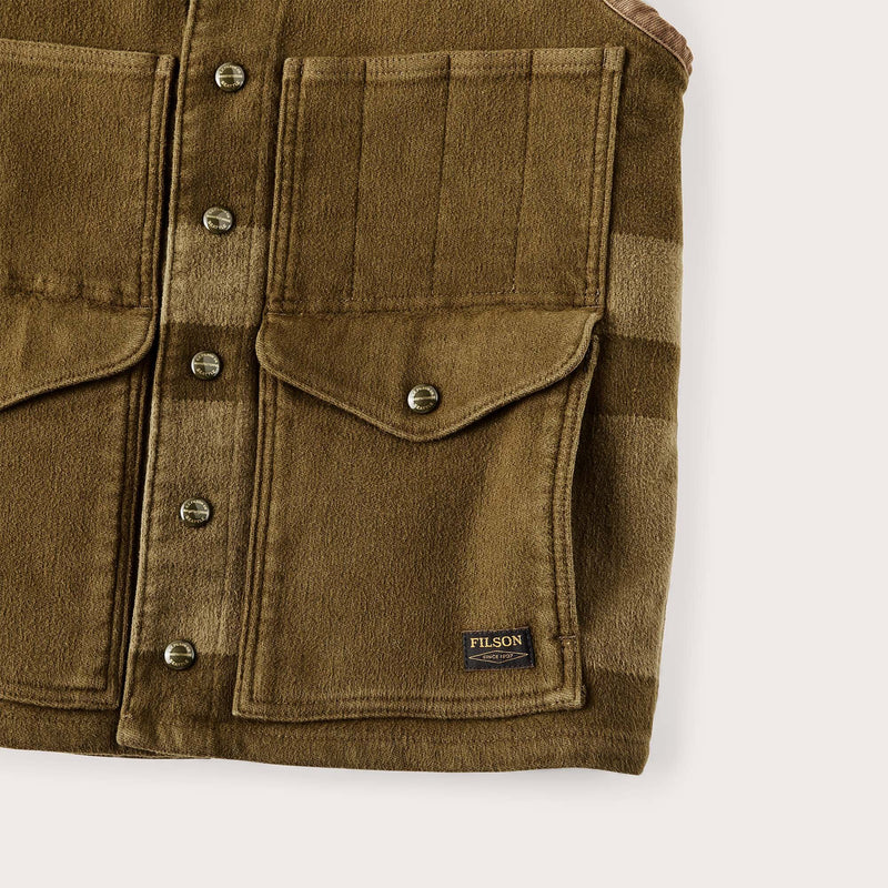 Beartooth cruiser vest by Filson | Marsh olive bla (Brown)