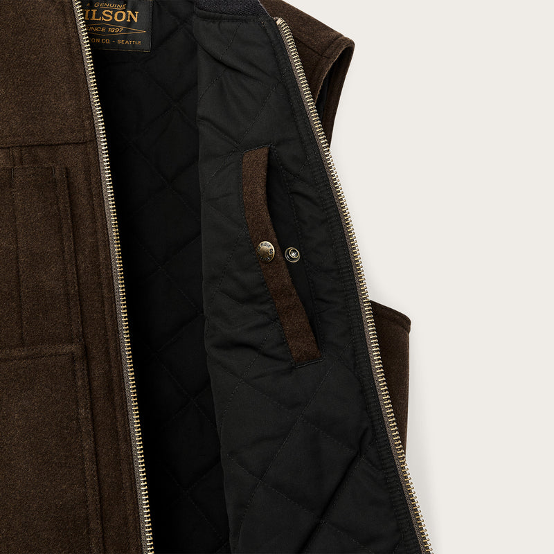 Spokane insulated work vest by Filson | Beaver brown (Brown)