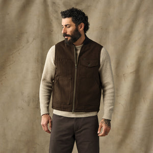 Spokane insulated work vest par Filson | Beaver brown (Brown)