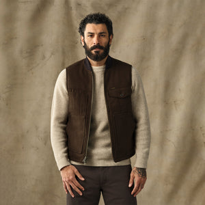 Spokane insulated work vest par Filson | Beaver brown (Brown)