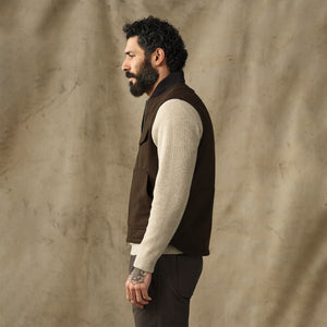 Spokane insulated work vest par Filson | Beaver brown (Brown)