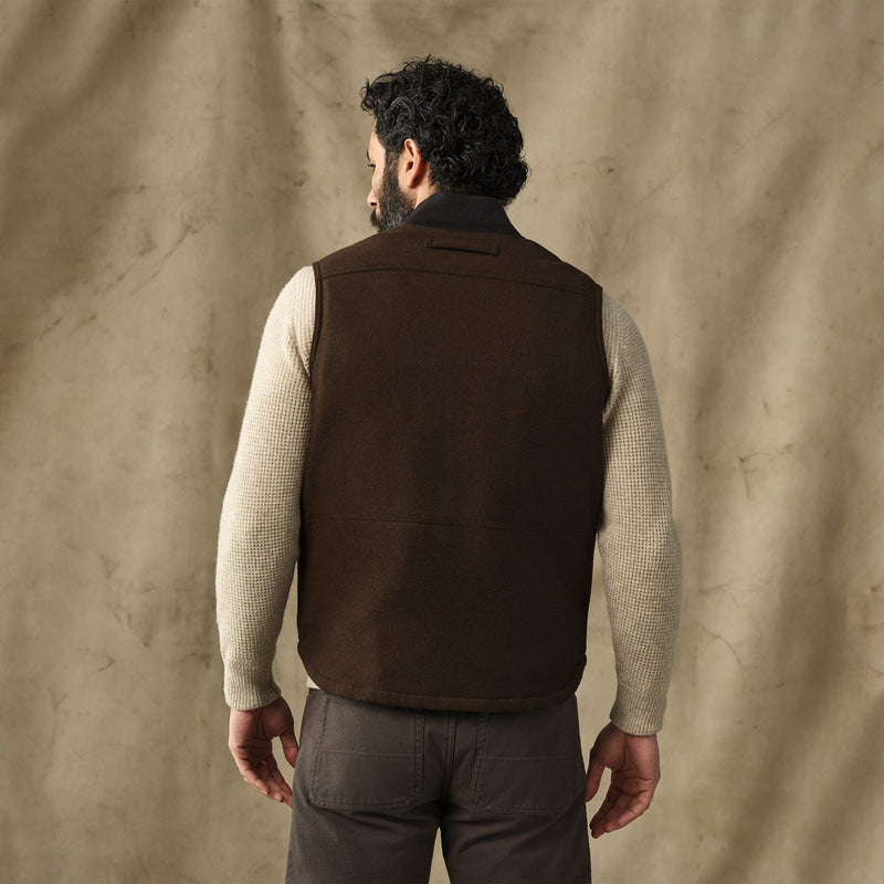 Spokane insulated work vest par Filson | Beaver brown (Brown)
