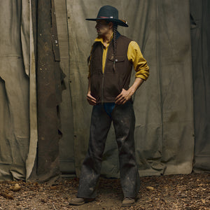 Spokane insulated work vest par Filson | Beaver brown (Brown)