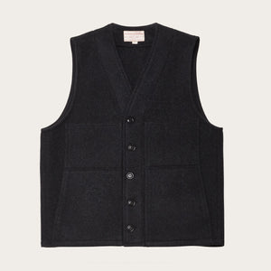 Mackinaw wool vest by Filson | Charcoal (Black)