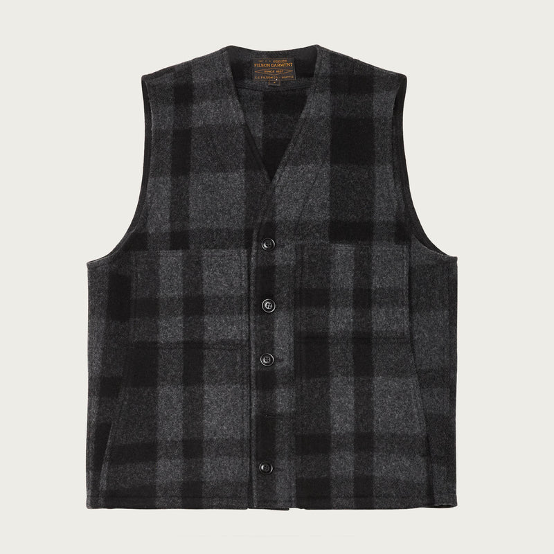 Mackinaw wool vest von Filson | Charcoal/black herit (Gray)