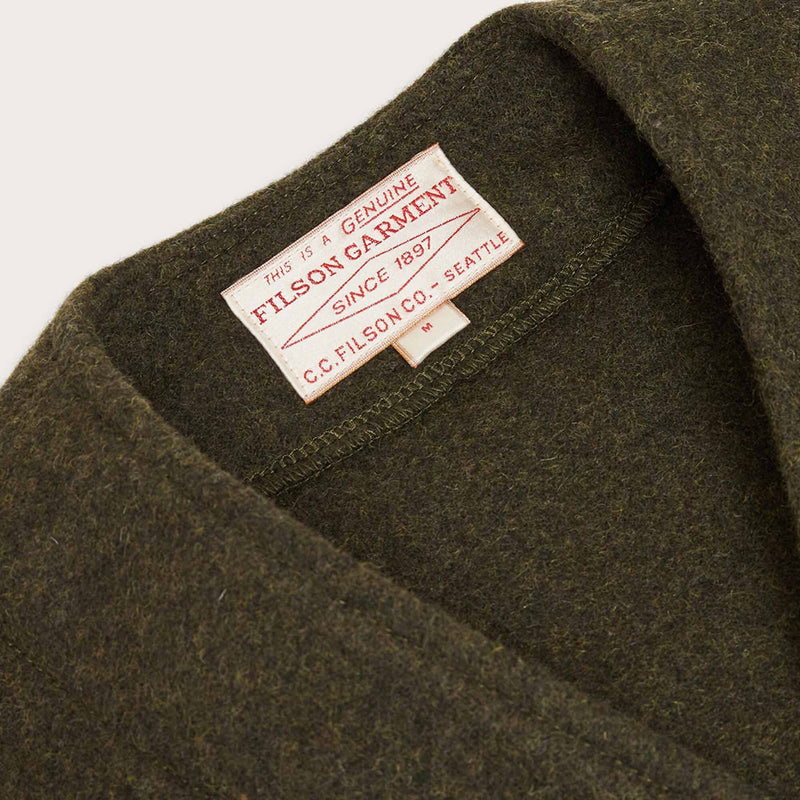 Mackinaw wool vest by Filson | Forest green (Green)
