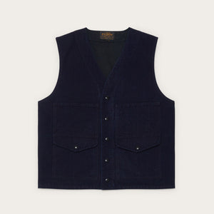 Dry tin indigo vest by Filson | Indigo (Blue)