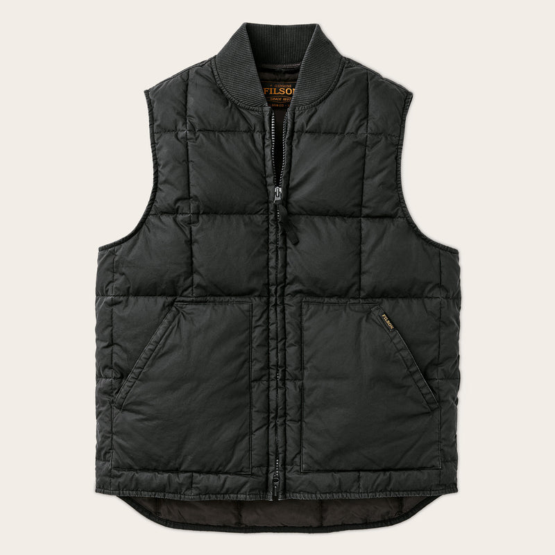 Heritage cotton down vest par Filson | Black (Black)