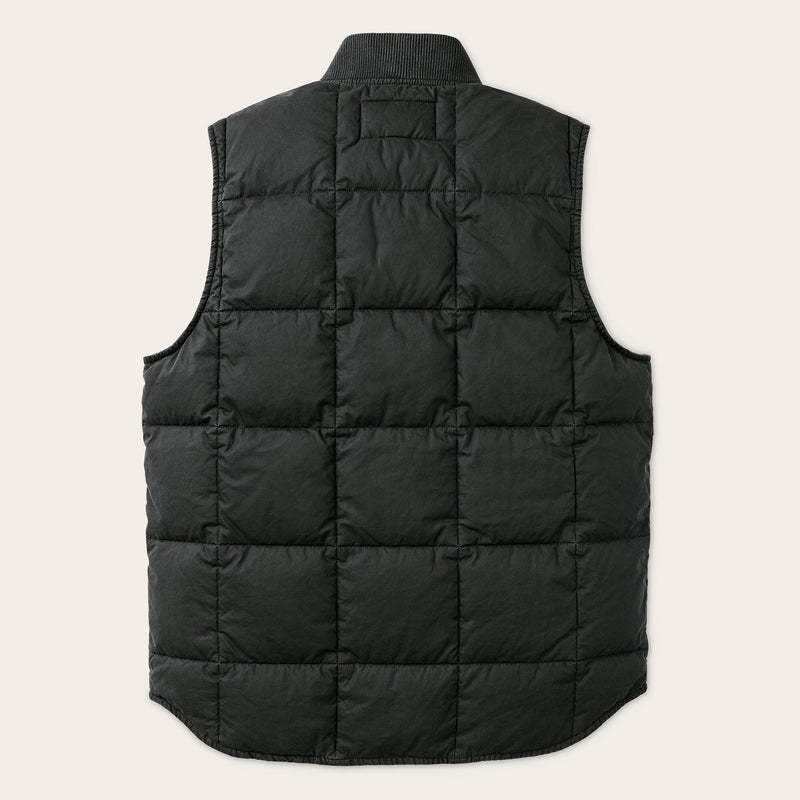 Heritage cotton down vest par Filson | Black (Black)
