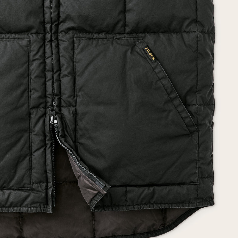 Heritage cotton down vest par Filson | Black (Black)