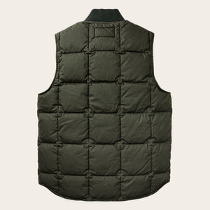 Heritage cotton down vest par Filson | Beluga (Green)