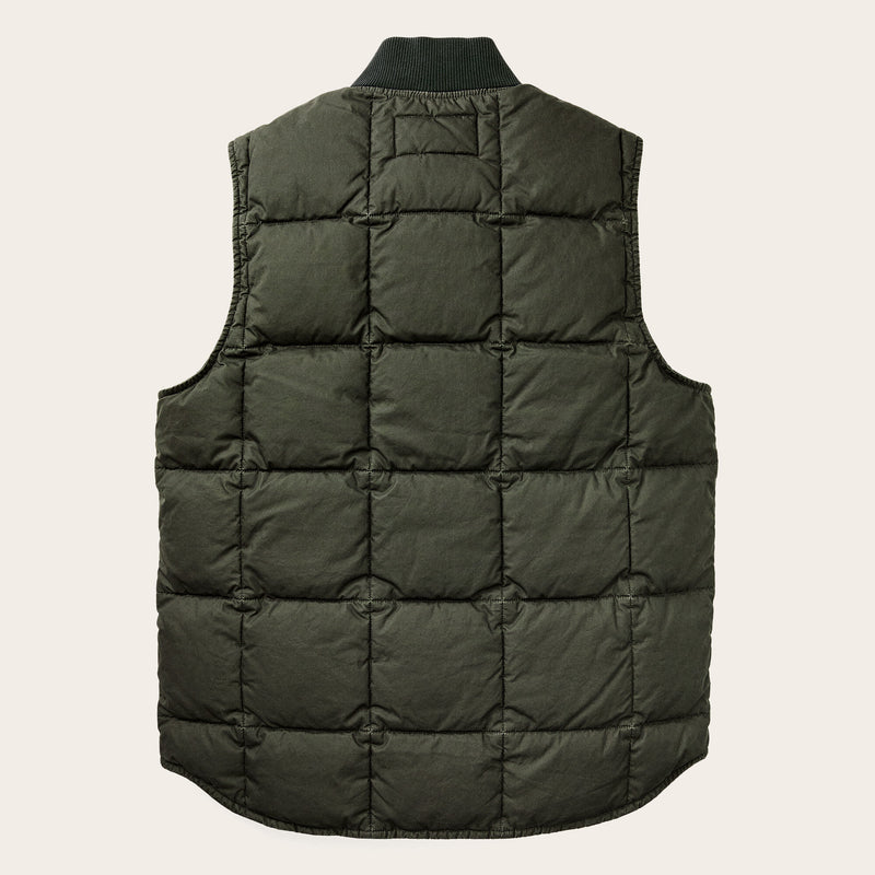 Heritage cotton down vest par Filson | Beluga (Green)
