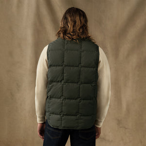 Heritage cotton down vest par Filson | Beluga (Green)