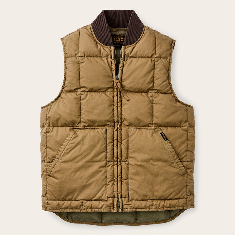 Heritage cotton down vest par Filson | Light brown (Brown)