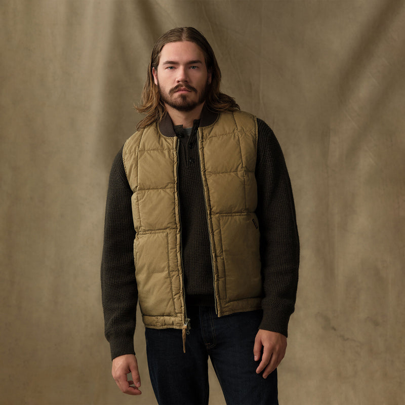 Heritage cotton down vest par Filson | Light brown (Brown)