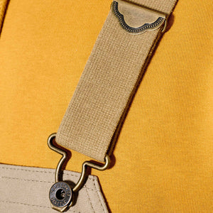 Dry tin cloth bibs by Filson | Gray khaki (Beige)