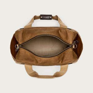 Tin cloth small duffle bag von Filson | Dark tan (Brown)