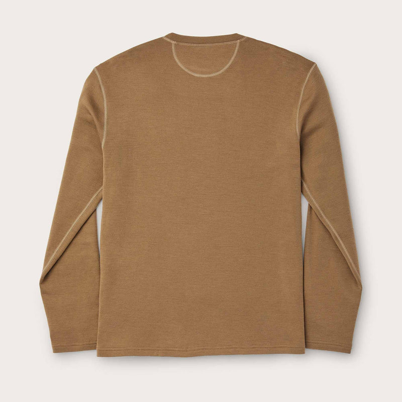 280g merino wool crewneck by Filson | Rugged tan (Brown)