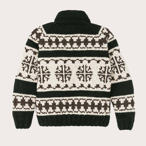 Handmade full-zip sweater di Filson | Forest nordic (Black)