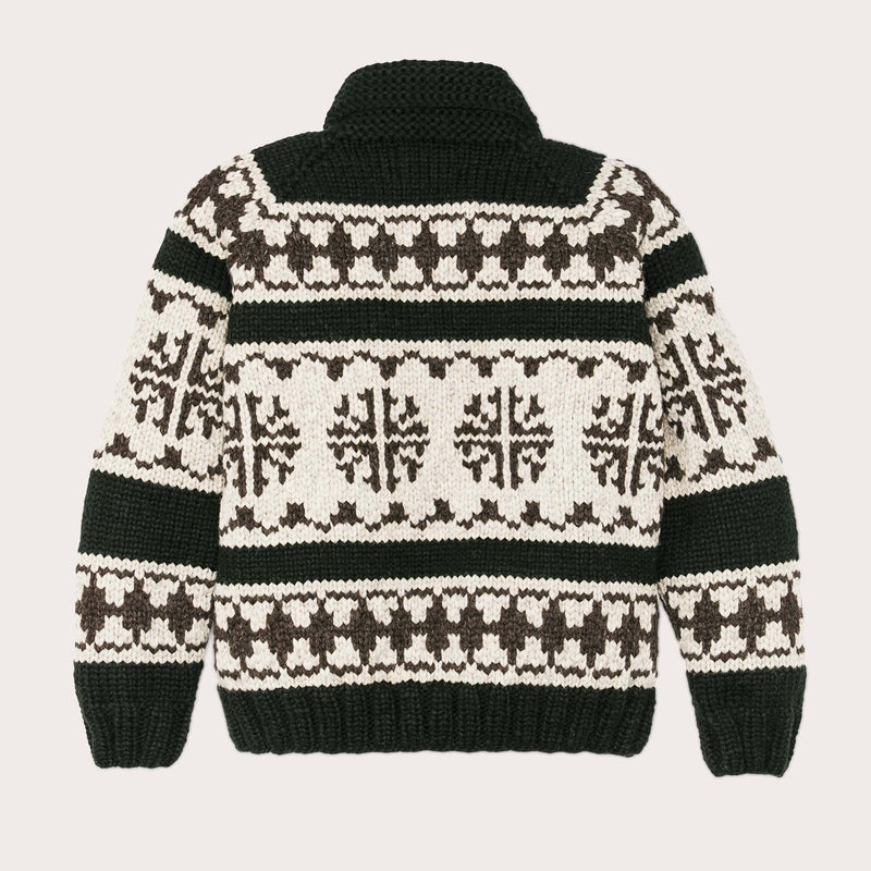 Handmade full-zip sweater di Filson | Forest nordic (Black)