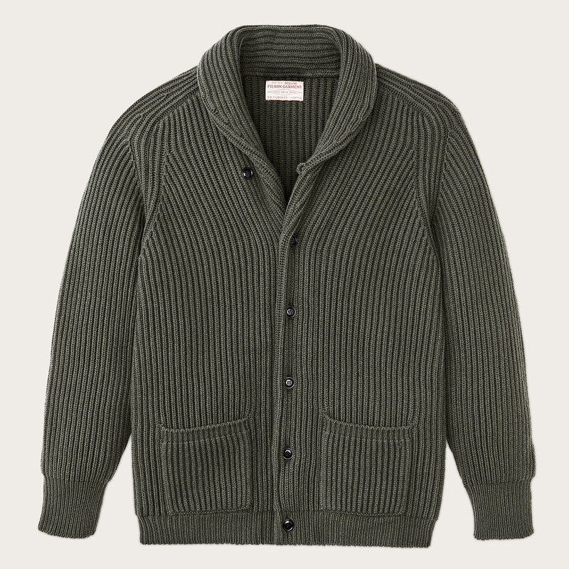 Cardigan bristol di Filson | Forest green heather