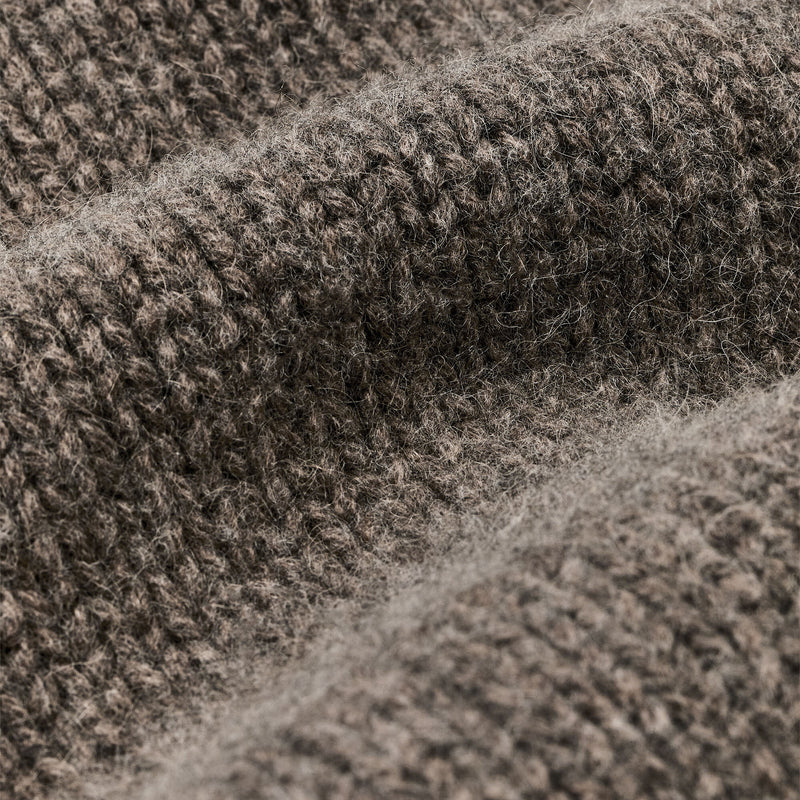 Pull alpaga mélangé jauge 3 par Filson | Bark heather