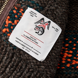 Handmade full-zip sweater par Filson | Heather brown / mall (Brown)