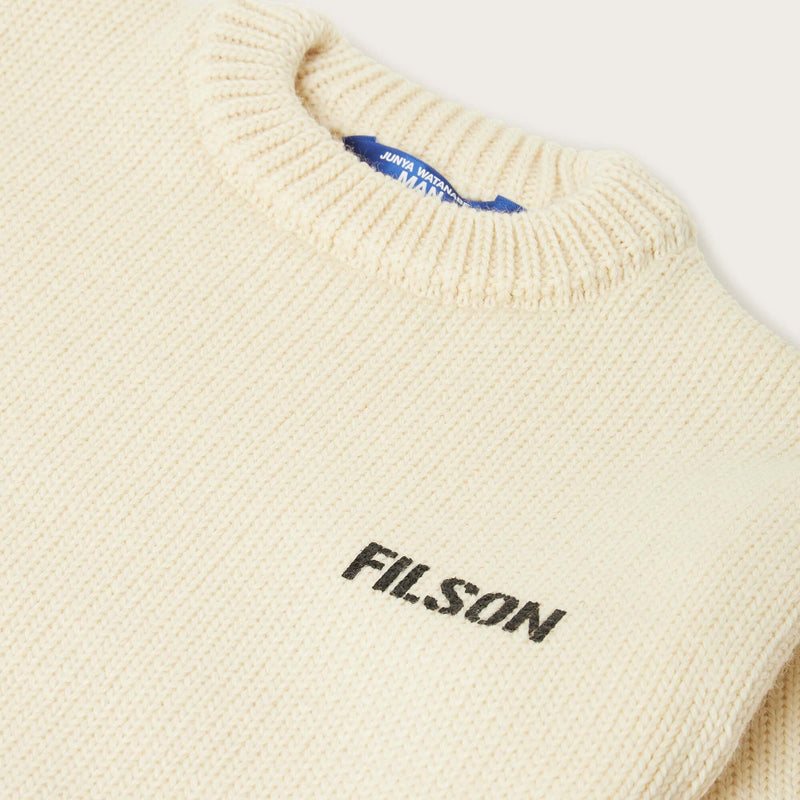Filson x junya watanabe crewneck wool graphic sweater by Filson | Off white (Beige)