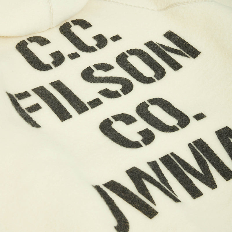 Filson × junya watanabe graphic wool hoodie von Filson | Off white (Beige)