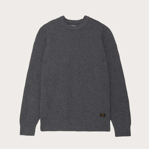 Cascade rib crewneck par Filson | Medium grey melange (Gray)