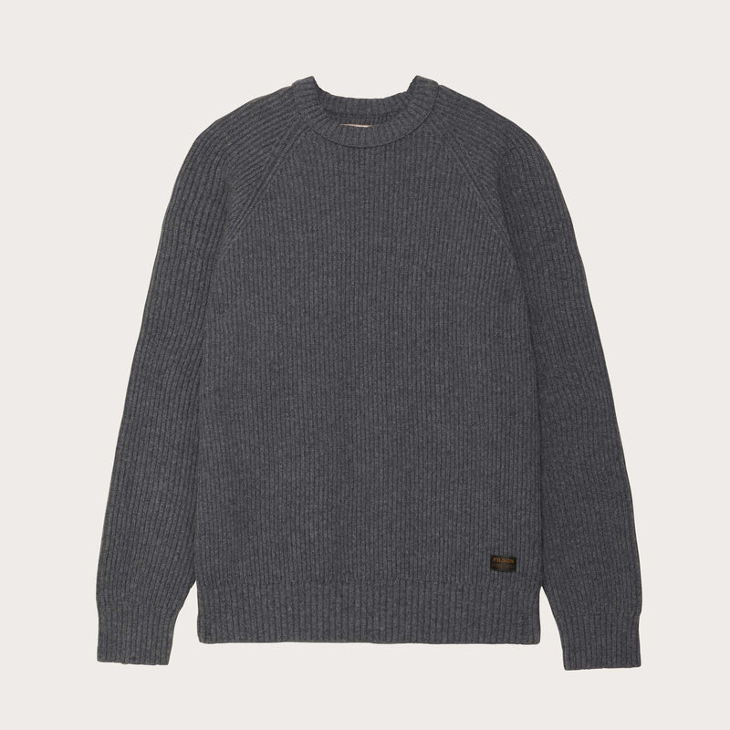 Cascade rib crewneck par Filson | Medium grey melange (Gray)