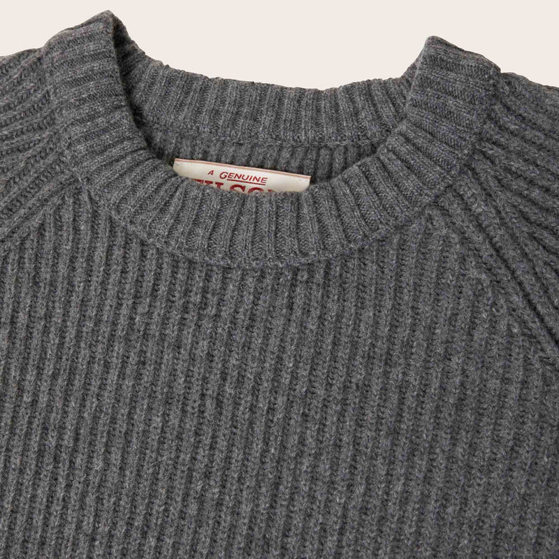 Cascade rib crewneck par Filson | Medium grey melange (Gray)