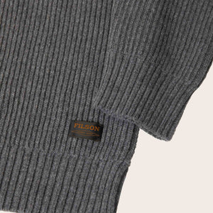 Cascade rib crewneck par Filson | Medium grey melange (Gray)