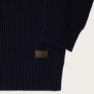 Cascade rib crewneck par Filson | Dark navy (Blue)