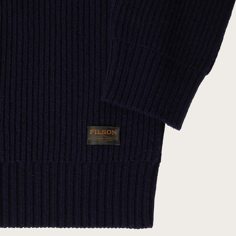 Cascade rib crewneck par Filson | Dark navy (Blue)