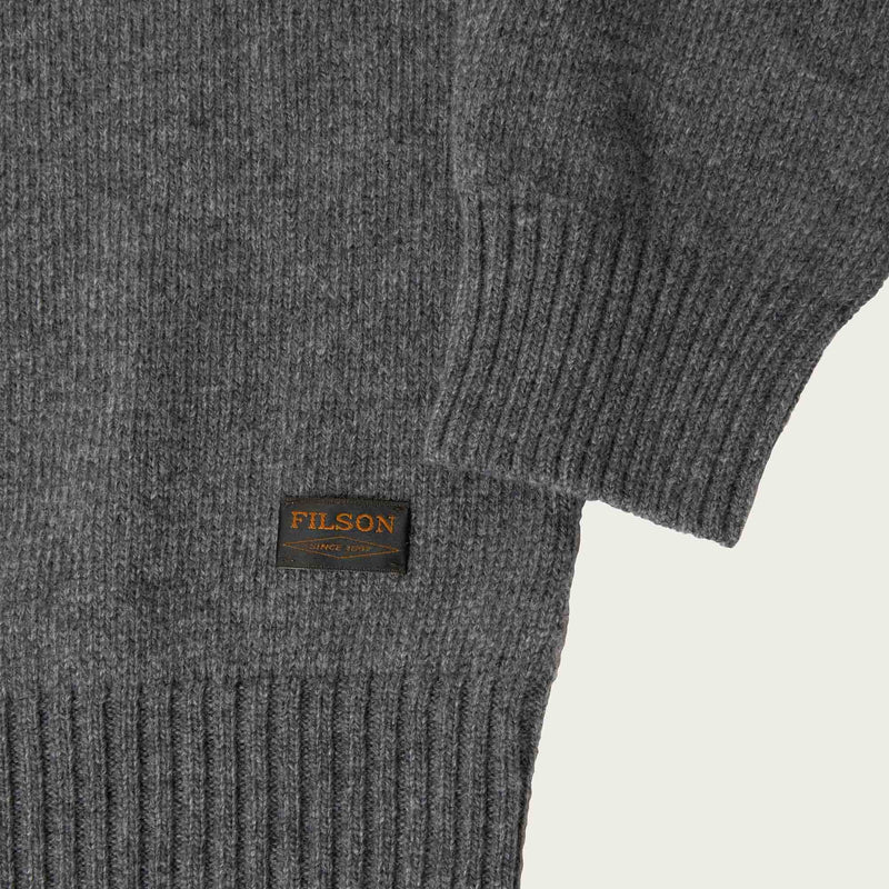 Tacoma crewneck sweater par Filson | Medium grey melange (Gray)