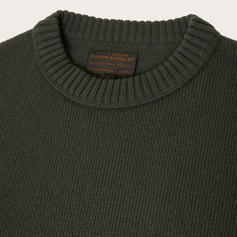 Tacoma crewneck sweater par Filson | Pine green (Green)