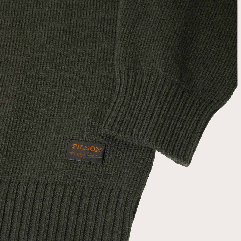Tacoma crewneck sweater par Filson | Pine green (Green)